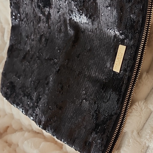 Halston Heritage Jenny Fold-Over Sequin Evening Bag - Picture 6 of 14